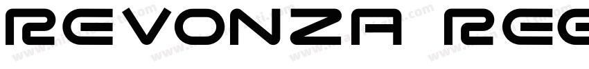 REVONZA Regular字体转换